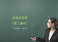 【在线学化学】人教版初中化学九年级下册《课题9.3 溶液的浓度(第二课时)》教学视频