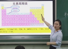 人教版九年级上册《课题  元素周期表》课堂实录