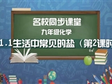 【名校同步课堂】河南省实验中学九年级化学下册《课题11.1 生活中常见的盐（第2课时）》线上授课视频(人教版，吕付礼)