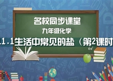 【名校同步课堂】河南省实验中学九年级化学下册《课题11.1 生活中常见的盐（第2课时）》线上授课视频(人教版，吕付礼)