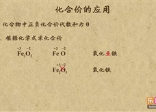 “乐乐课堂”初中化学教学视频素材:《自然界的水》11化合价的应用