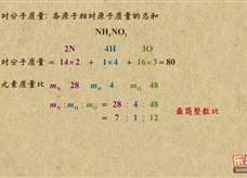“乐乐课堂”初中化学教学视频素材:《自然界的水》14有关相对分子质量的计算