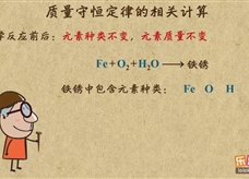 “乐乐课堂”初中化学教学视频素材:《化学方程式》05质量守恒定律的相关计算
