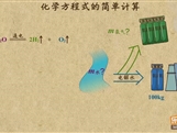 “乐乐课堂”初中化学教学视频素材：《化学方程式》09化学方程式的简单计算