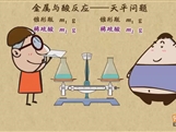 “乐乐课堂”初中化学教学视频素材：《金属和金属材料》07金属与酸反应-天平问题