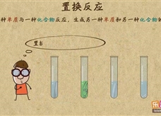 “乐乐课堂”初中化学教学视频素材：《金属和金属材料》09置换反应