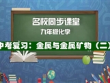 【名校同步课堂】河南省实验中学九年级化学下册《中考复习：金属与金属矿物（二）》线上授课视频(人教版，杨洁）