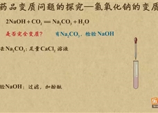 “乐乐课堂”初中化学教学视频素材:《中考化学能力提升专题》23药品变质问题的探究——氢氧化钠的变质